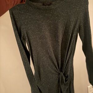 Topshop Teal Knit Top